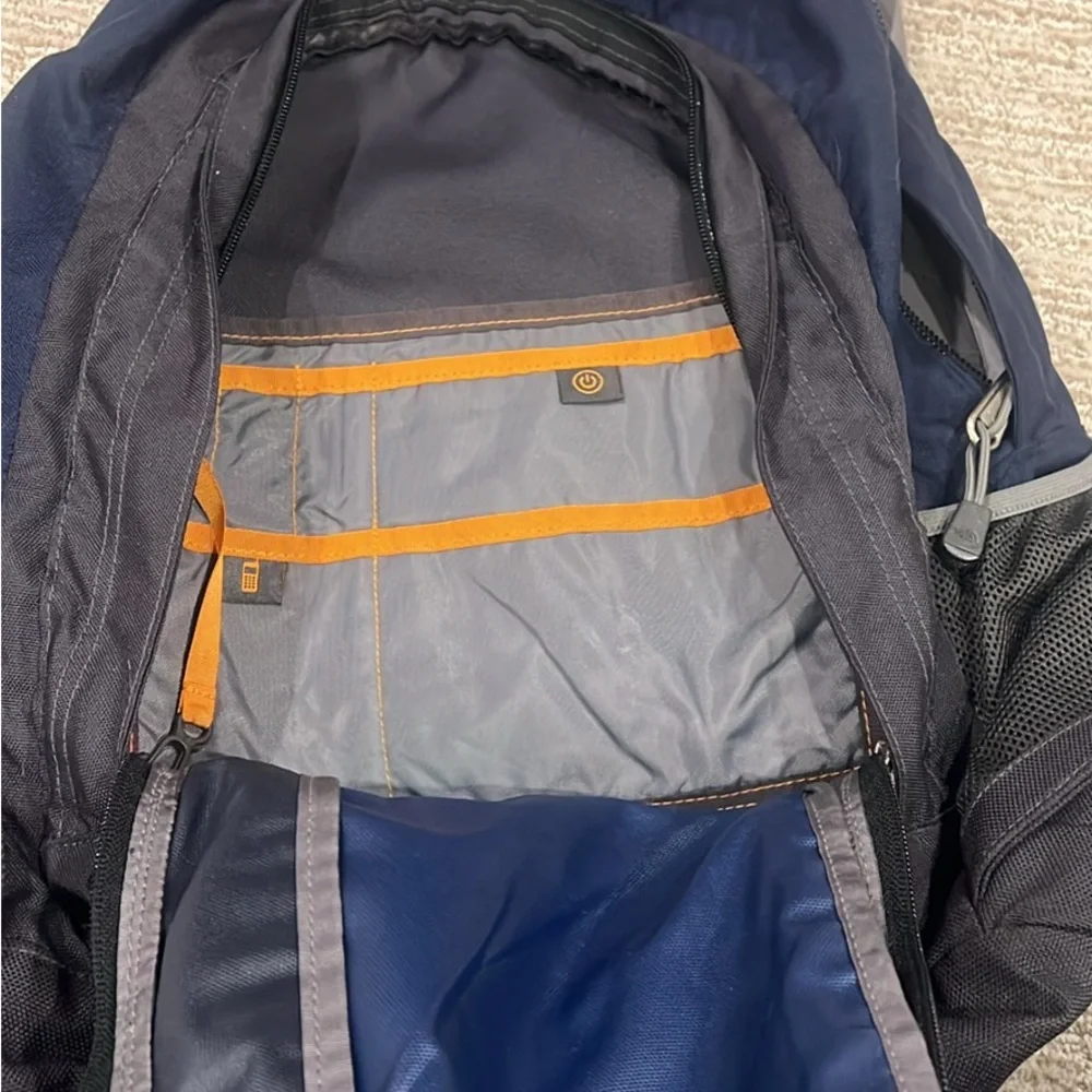 The North Face Blue and Black Backpack - Picture 2 of 6